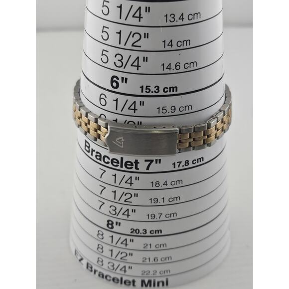 Vintage Lorus V827 Ladies President Style Fluted Bezel Day Date NOS New Battery - Picture 11 of 11